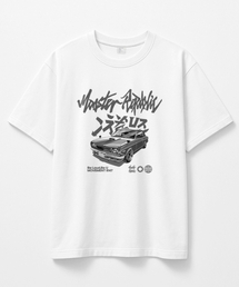 レトロドリフトグレーTシャツホワイト_8147
