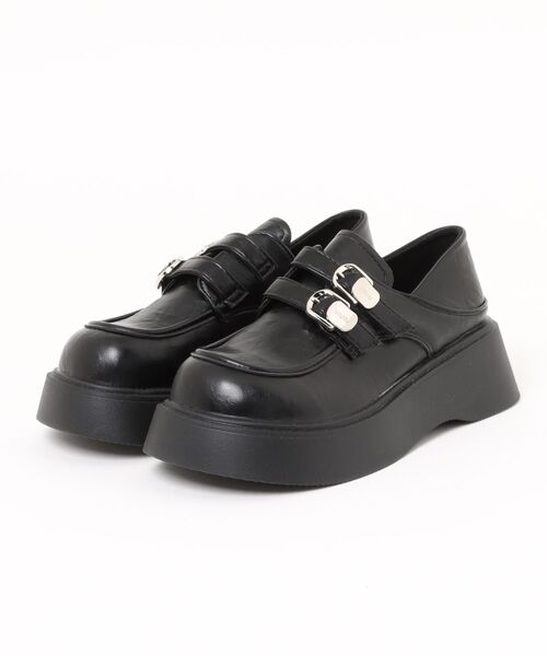 shoes365(シューズスリーシックスファイヴ)の「厚底ローファー(ローファー・レディース・ブラック/ブラウン・23.0cm/23.5cm/24.5cm/25.0cm/24.0cm)」の22枚目の写真