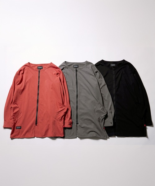 VIRGOwearworks（ヴァルゴウェアワークス）の「ESSENCE ZIP SHIRT（シャツ/ブラウス・メンズ・レッド/ブラック/グレー・2/3/4）」の8枚目の写真