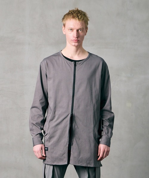 VIRGOwearworks（ヴァルゴウェアワークス）の「ESSENCE ZIP SHIRT（シャツ/ブラウス・メンズ・レッド/ブラック/グレー・2/3/4）」の11枚目の写真