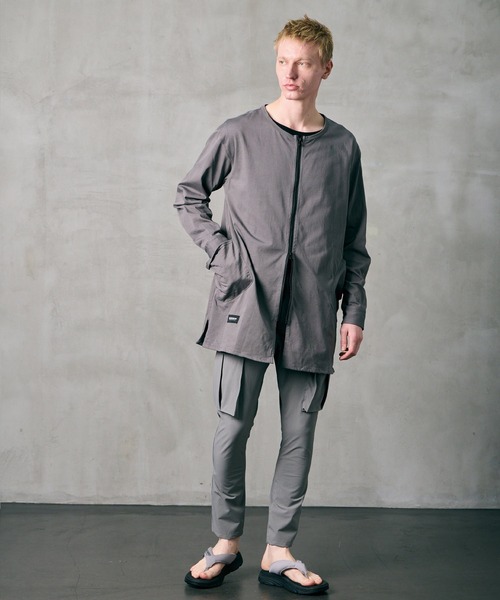 VIRGOwearworks（ヴァルゴウェアワークス）の「ESSENCE ZIP SHIRT（シャツ/ブラウス・メンズ・レッド/ブラック/グレー・2/3/4）」の22枚目の写真