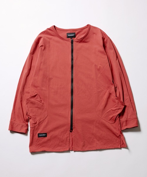 VIRGOwearworks（ヴァルゴウェアワークス）の「ESSENCE ZIP SHIRT（シャツ/ブラウス・メンズ・レッド/ブラック/グレー・2/3/4）」の6枚目の写真