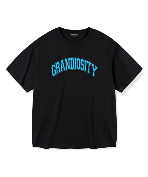 GRANDIOSITY(グランディオシティ)の「アーチロゴオーバーサイズ半袖Tシャツ(ブラック)(Tシャツ/カットソー・メンズ・その他・FREE)」の1枚目の写真