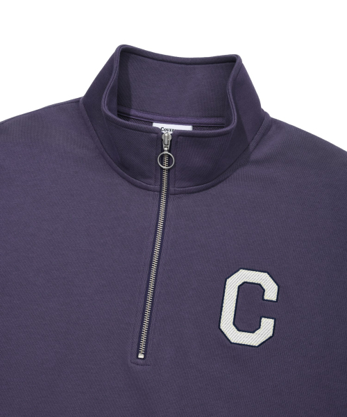 COVERNAT(カバーナット)の「Cロゴハーフジップスウェットパープル(スウェット・レディース・その他・SMALL/LARGE/X-LARGE/MEDIUM)」の4枚目の写真