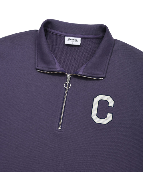 COVERNAT(カバーナット)の「Cロゴハーフジップスウェットパープル(スウェット・レディース・その他・SMALL/LARGE/X-LARGE/MEDIUM)」の5枚目の写真