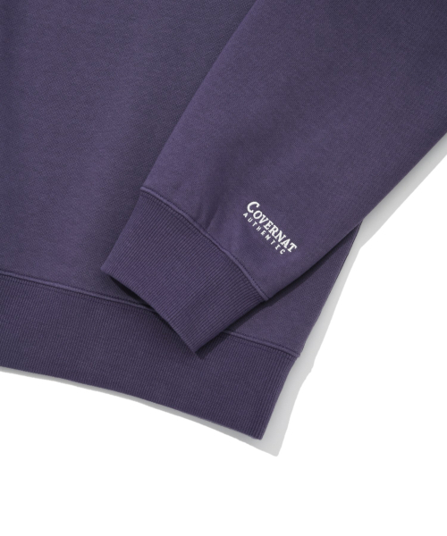 COVERNAT(カバーナット)の「Cロゴハーフジップスウェットパープル(スウェット・レディース・その他・SMALL/LARGE/X-LARGE/MEDIUM)」の7枚目の写真