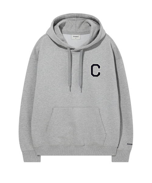 COVERNAT(カバーナット)の「Cロゴフードパーカー メランジェグレー(パーカー・レディース・その他・MEDIUM/LARGE/XX-LARGE/X-LARGE/SMALL/X-SMALL)」の2枚目の写真