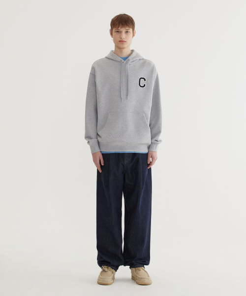COVERNAT(カバーナット)の「Cロゴフードパーカー メランジェグレー(パーカー・レディース・その他・MEDIUM/LARGE/XX-LARGE/X-LARGE/SMALL/X-SMALL)」の4枚目の写真