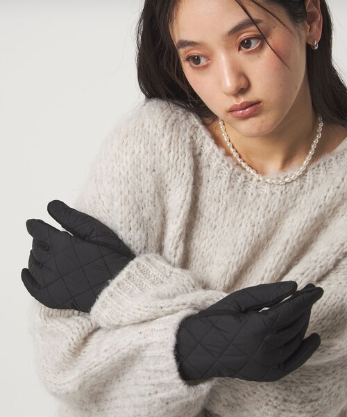セール】キルティング ジャージー グローブ / 手袋（手袋）｜green