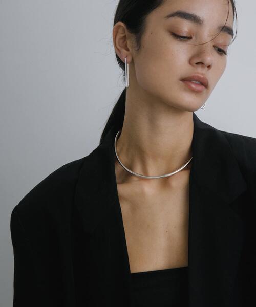URBAN RESEARCH(アーバンリサーチ)の「decor『デコール』 Oval pierce(ピアス(両耳用)・レディース・シルバー・-)」の4枚目の写真
