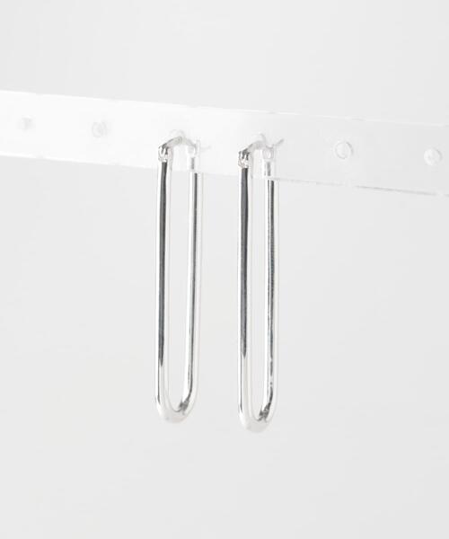 URBAN RESEARCH(アーバンリサーチ)の「decor『デコール』 Oval pierce(ピアス(両耳用)・レディース・シルバー・-)」の5枚目の写真