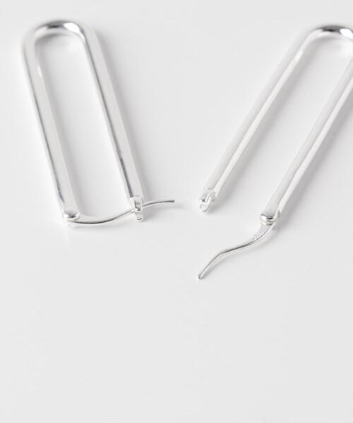 URBAN RESEARCH(アーバンリサーチ)の「decor『デコール』 Oval pierce(ピアス(両耳用)・レディース・シルバー・-)」の6枚目の写真