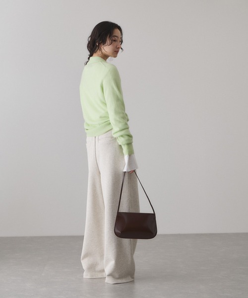 ADAM ET ROPE'(アダムエロペ)の「コンビウエストスウェットイージーパンツ(その他パンツ・レディース・グレー系その他/ホワイト系その他5・38/36)」の7枚目の写真