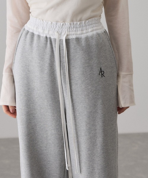 ADAM ET ROPE'(アダムエロペ)の「コンビウエストスウェットイージーパンツ(その他パンツ・レディース・グレー系その他/ホワイト系その他5・38/36)」の10枚目の写真