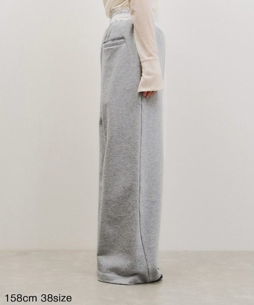 ADAM ET ROPE'(アダムエロペ)の「コンビウエストスウェットイージーパンツ(その他パンツ・レディース・グレー系その他/ホワイト系その他5・38/36)」の19枚目の写真