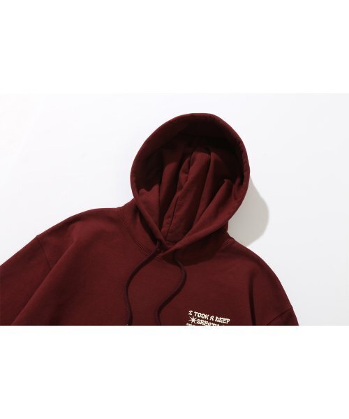 URBANSTOFF(アーバンストッフ)の「ワンスクリプトフードパーカー(バーガンディ)(パーカー・レディース・その他・MEDIUM/LARGE)」の3枚目の写真