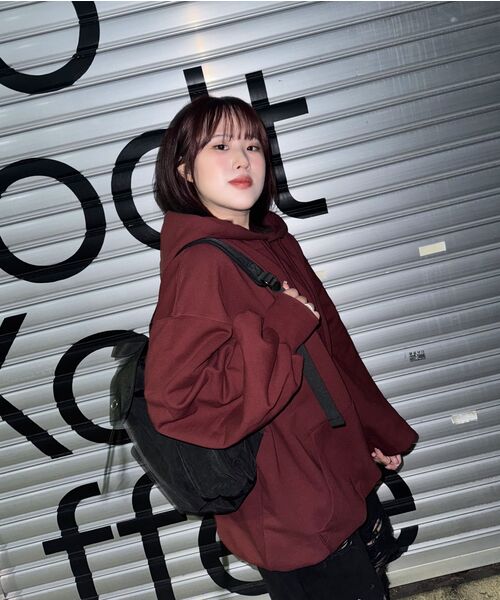 URBANSTOFF(アーバンストッフ)の「ワンスクリプトフードパーカー(バーガンディ)(パーカー・レディース・その他・MEDIUM/LARGE)」の17枚目の写真