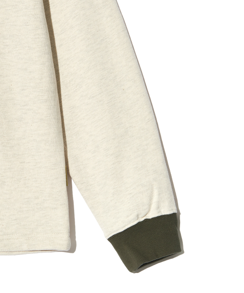 PIECEMAKER(ピースメーカー)の「OVERSIZED HENLEY NECK SWEATSHIRTS (IVORY)(スウェット・レディース・その他・MEDIUM/LARGE)」の7枚目の写真