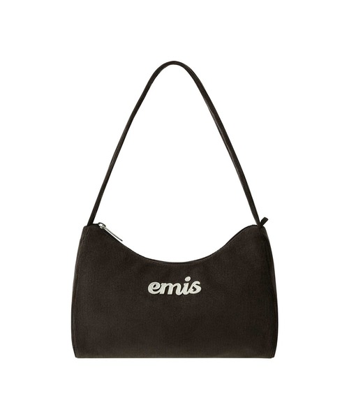 EMIS(イミス)の「CORDUROY APPLIQUE HOBO BAG(トートバッグ・レディース・ブラウン/ピンク/ベージュ/ダークグレー・FREE)」の3枚目の写真