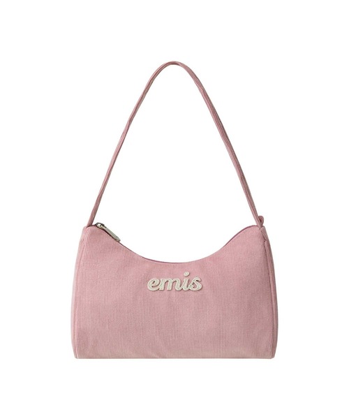 EMIS(イミス)の「CORDUROY APPLIQUE HOBO BAG(トートバッグ・レディース・ブラウン/ピンク/ベージュ/ダークグレー・FREE)」の4枚目の写真