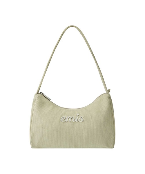 EMIS(イミス)の「CORDUROY APPLIQUE HOBO BAG(トートバッグ・レディース・ブラウン/ピンク/ベージュ/ダークグレー・FREE)」の10枚目の写真