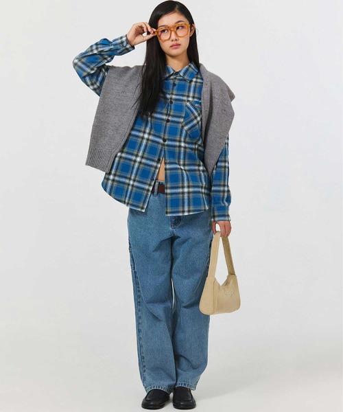 EMIS(イミス)の「CORDUROY APPLIQUE HOBO BAG(トートバッグ・レディース・ブラウン/ピンク/ベージュ/ダークグレー・FREE)」の5枚目の写真
