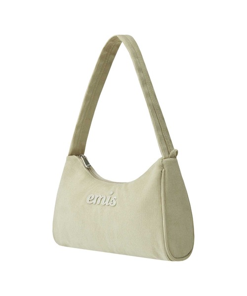 EMIS(イミス)の「CORDUROY APPLIQUE HOBO BAG(トートバッグ・レディース・ブラウン/ピンク/ベージュ/ダークグレー・FREE)」の11枚目の写真
