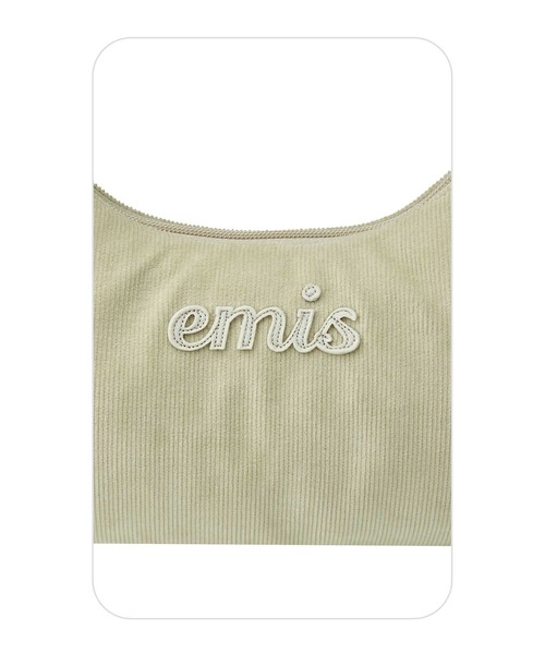 EMIS(イミス)の「CORDUROY APPLIQUE HOBO BAG(トートバッグ・レディース・ブラウン/ピンク/ベージュ/ダークグレー・FREE)」の13枚目の写真