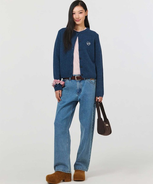 EMIS(イミス)の「CORDUROY APPLIQUE HOBO BAG(トートバッグ・レディース・ブラウン/ピンク/ベージュ/ダークグレー・FREE)」の15枚目の写真