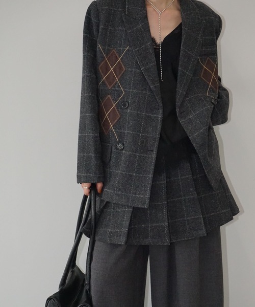 chuclla(チュクラ)の「【YOUYILIN】チェックミニスカート CHYOUW25a009(スカート・レディース・ダークグレー・L/M)」の8枚目の写真