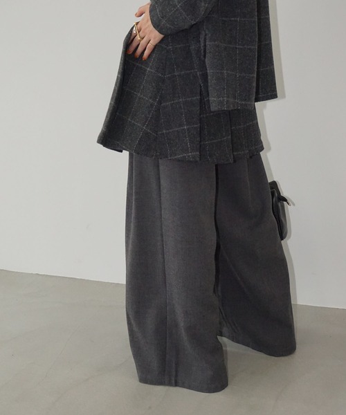 chuclla(チュクラ)の「【YOUYILIN】チェックミニスカート CHYOUW25a009(スカート・レディース・ダークグレー・L/M)」の9枚目の写真