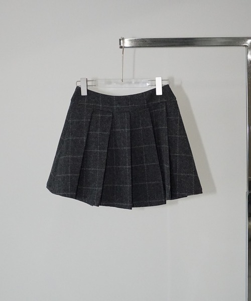 chuclla(チュクラ)の「【YOUYILIN】チェックミニスカート CHYOUW25a009(スカート・レディース・ダークグレー・L/M)」の12枚目の写真