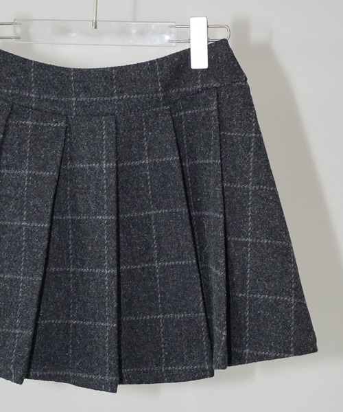 chuclla(チュクラ)の「【YOUYILIN】チェックミニスカート CHYOUW25a009(スカート・レディース・ダークグレー・L/M)」の13枚目の写真