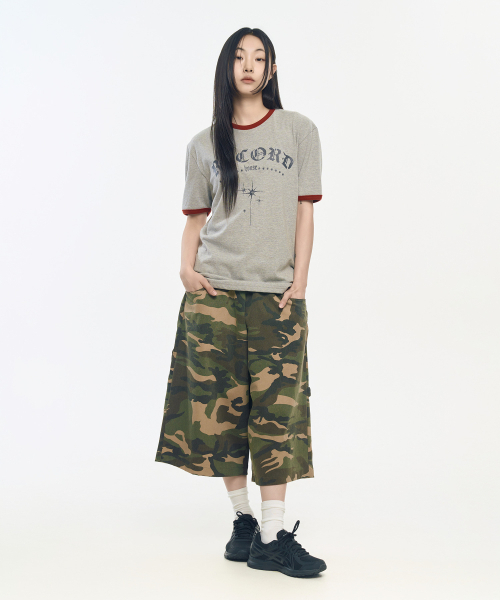 SLOW RECORD HOUSE（スローレコードハウス）の「RECORD リンガーTシャツ_メランジグレー（Tシャツ/カットソー・レディース・その他・LARGE/MEDIUM/SMALL）」の2枚目の写真