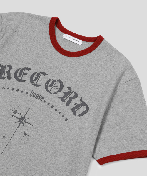 SLOW RECORD HOUSE（スローレコードハウス）の「RECORD リンガーTシャツ_メランジグレー（Tシャツ/カットソー・レディース・その他・LARGE/MEDIUM/SMALL）」の7枚目の写真
