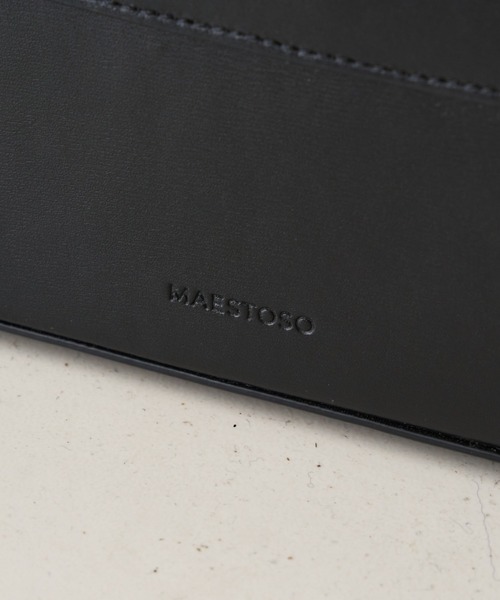 Rouge vif(ルージュヴィフ)の「【MAESTOSO/マエストソ】NOA BAGUETTE レザーショルダーバッグ / クラッチバッグ(ショルダーバッグ・レディース・ブラック・フリー)」の17枚目の写真
