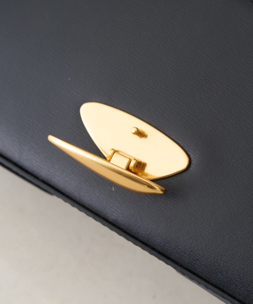 Rouge vif(ルージュヴィフ)の「【MAESTOSO/マエストソ】NOA BAGUETTE レザーショルダーバッグ / クラッチバッグ(ショルダーバッグ・レディース・ブラック・フリー)」の21枚目の写真