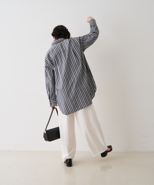 Rouge vif(ルージュヴィフ)の「【MAESTOSO/マエストソ】NOA BAGUETTE レザーショルダーバッグ / クラッチバッグ(ショルダーバッグ・レディース・ブラック・フリー)」の15枚目の写真