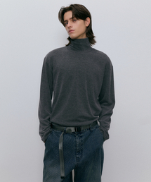 ENDOOR（エンドア）の「Turtleneck long sleeve t-shirt (charcoal)（Tシャツ/カットソー）」