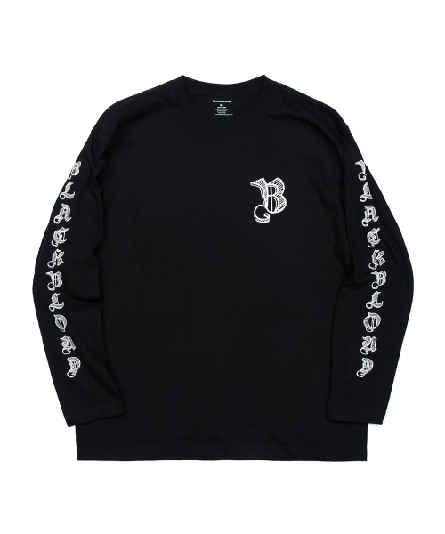 BLACK BLOND(ブラック ブロンド)の「ビビディ スケッチ ロゴ 長袖Tシャツ (ブラック)(Tシャツ/カットソー・レディース・その他・SMALL/MEDIUM/LARGE/X-LARGE/XX-LARGE/XXX-LARGE)」の9枚目の写真