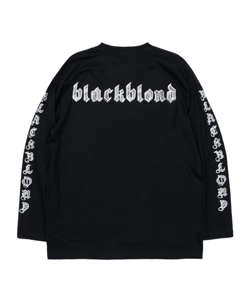 BLACK BLOND(ブラック ブロンド)の「ビビディ スケッチ ロゴ 長袖Tシャツ (ブラック)(Tシャツ/カットソー・レディース・その他・SMALL/MEDIUM/LARGE/X-LARGE/XX-LARGE/XXX-LARGE)」の8枚目の写真