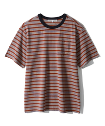 GARDEN EXPRESS（ガーデンエクスプレス）の「Multi Stripe T-Shirt (red)（Tシャツ/カットソー）」