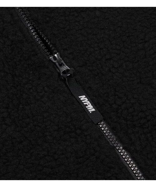 NYPM フリースウォームアップ羊毛ベスト ブラック