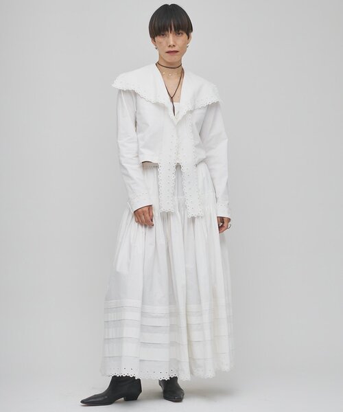 GEMINI】スカラップ刺繍スカート（スカート）｜Whim Gazette（ウィム