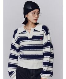 EMODA | スキッパーワイドシャギーニット(ニット/セーター)