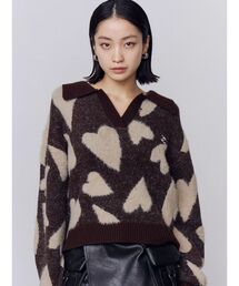 EMODA | スキッパーワイドシャギーニット(ニット/セーター)