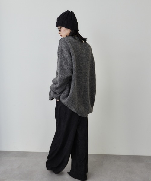HANNE（アン）の「モヘアライクニットカーディガン（カーディガン/ボレロ・レディース・アイボリー/グレー/ネイビー・FREE）」の14枚目の写真