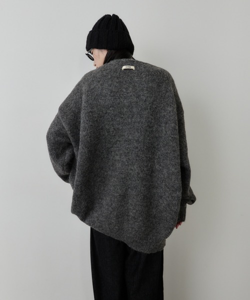 HANNE（アン）の「モヘアライクニットカーディガン（カーディガン/ボレロ・レディース・アイボリー/グレー/ネイビー・FREE）」の16枚目の写真