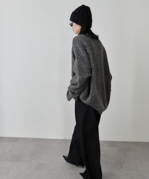 HANNE（アン）の「モヘアライクニットカーディガン（カーディガン/ボレロ・レディース・アイボリー/グレー/ネイビー・FREE）」の17枚目の写真