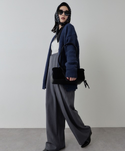 HANNE（アン）の「モヘアライクニットカーディガン（カーディガン/ボレロ・レディース・アイボリー/グレー/ネイビー・FREE）」の6枚目の写真